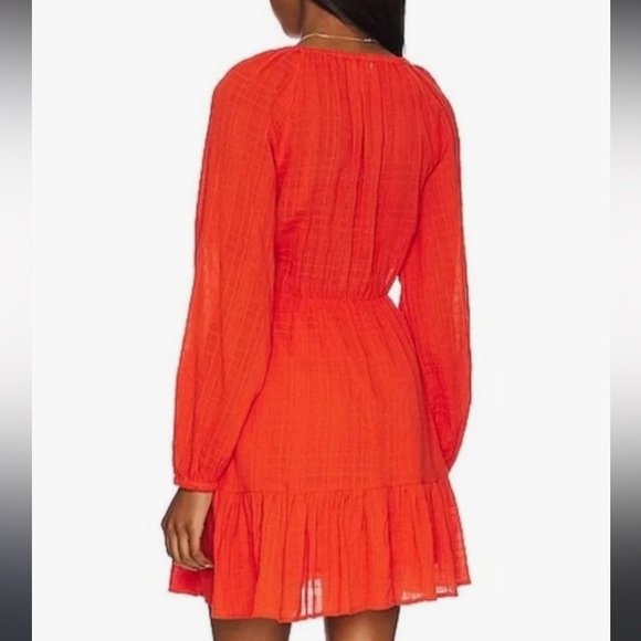 L*Space Feelin’ Fine Coverup Mini Dress in Orange - Picture 2 of 6